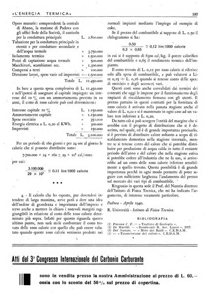 L'energia termica rivista tecnica mensile