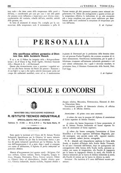 L'energia termica rivista tecnica mensile