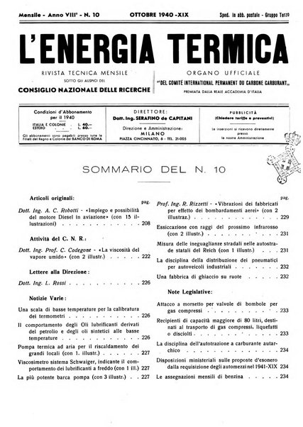 L'energia termica rivista tecnica mensile