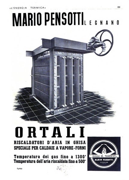 L'energia termica rivista tecnica mensile