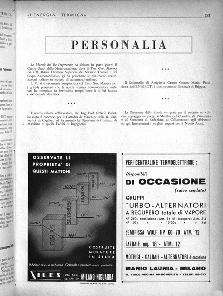 L'energia termica rivista tecnica mensile