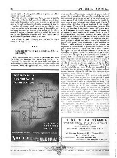 L'energia termica rivista tecnica mensile