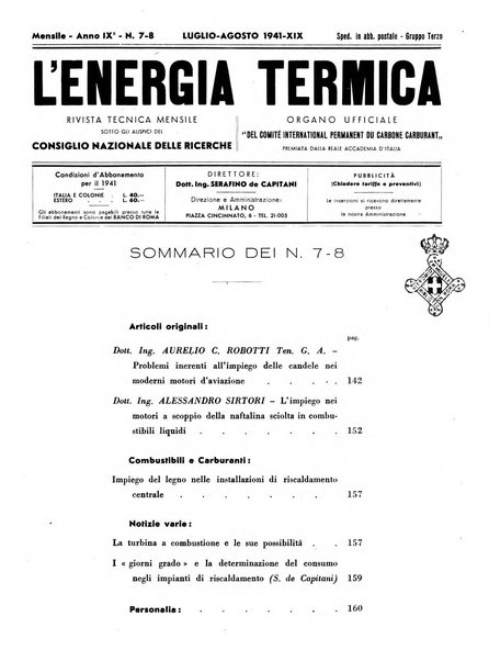 L'energia termica rivista tecnica mensile