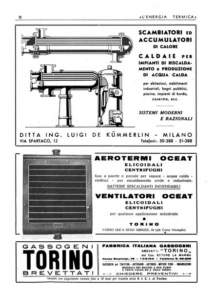 L'energia termica rivista tecnica mensile