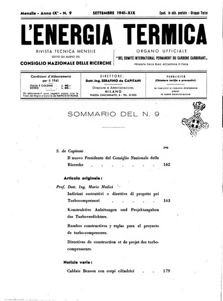 L'energia termica rivista tecnica mensile