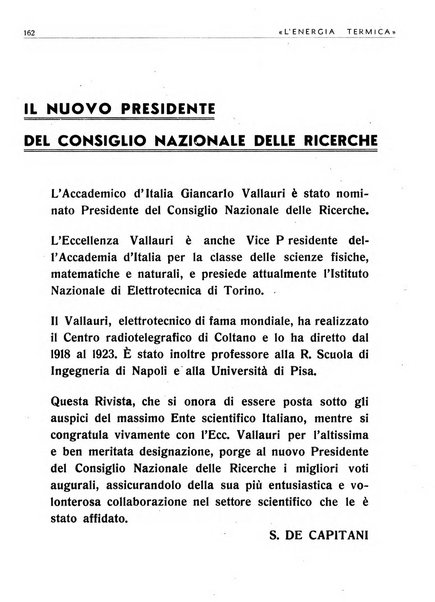 L'energia termica rivista tecnica mensile