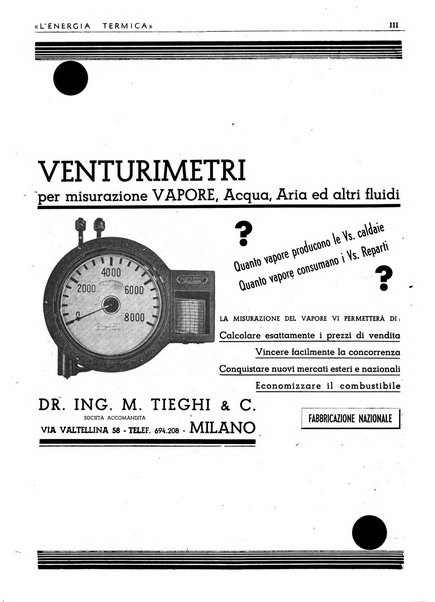 L'energia termica rivista tecnica mensile