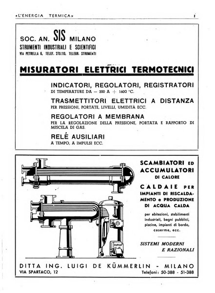 L'energia termica rivista tecnica mensile