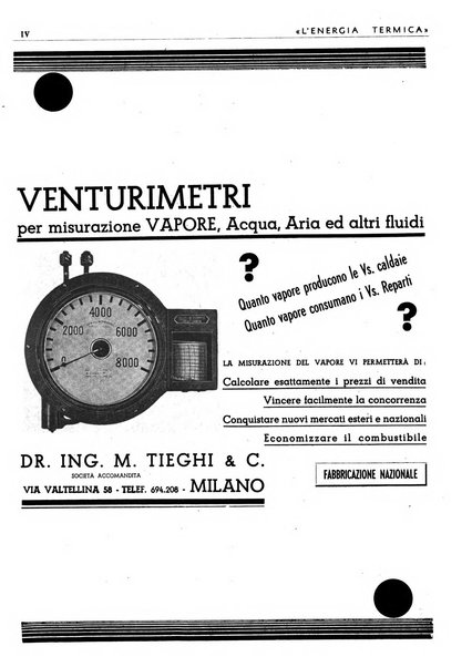 L'energia termica rivista tecnica mensile