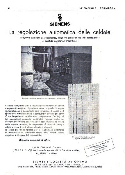 L'energia termica rivista tecnica mensile