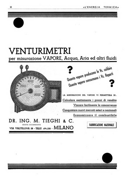 L'energia termica rivista tecnica mensile