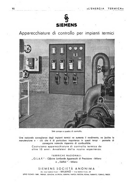 L'energia termica rivista tecnica mensile