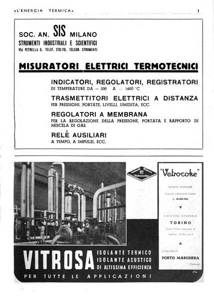 L'energia termica rivista tecnica mensile