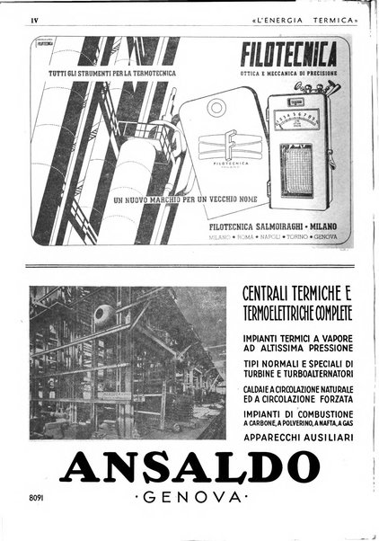 L'energia termica rivista tecnica mensile