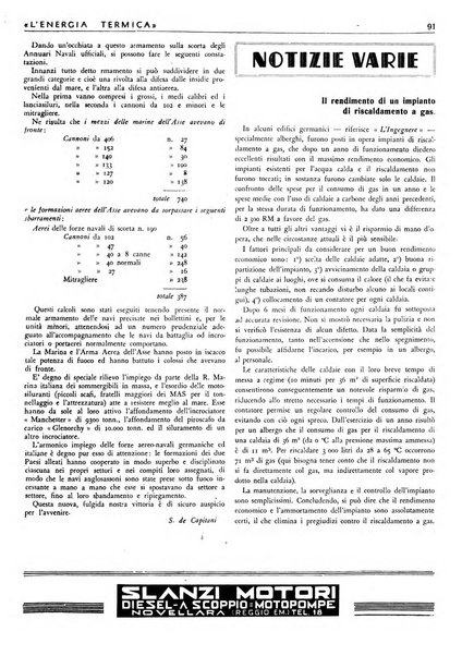 L'energia termica rivista tecnica mensile