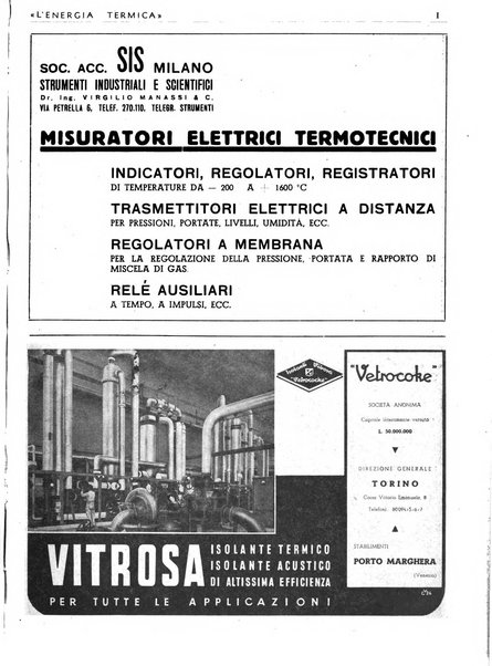 L'energia termica rivista tecnica mensile