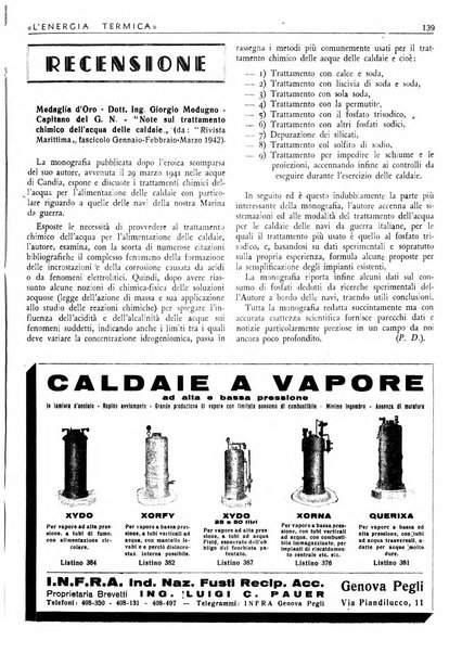 L'energia termica rivista tecnica mensile