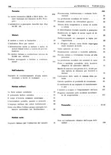 L'energia termica rivista tecnica mensile