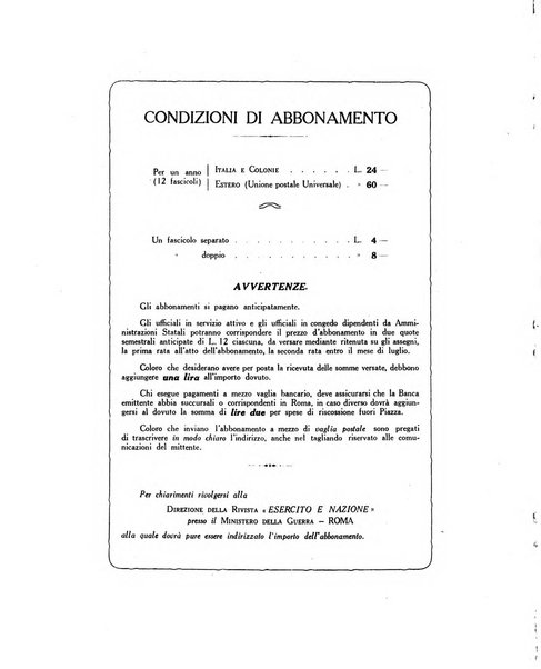 Esercito e nazione rivista per l'ufficiale italiano