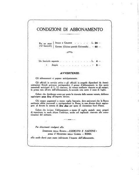 Esercito e nazione rivista per l'ufficiale italiano