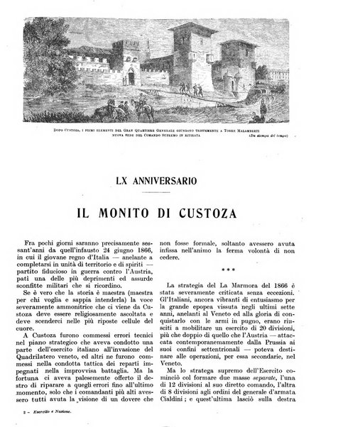 Esercito e nazione rivista per l'ufficiale italiano