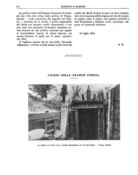 Esercito e nazione rivista per l'ufficiale italiano