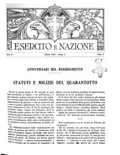 Esercito e nazione rivista per l'ufficiale italiano