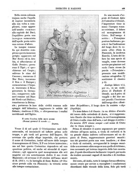 Esercito e nazione rivista per l'ufficiale italiano