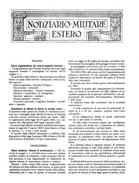 Esercito e nazione rivista per l'ufficiale italiano