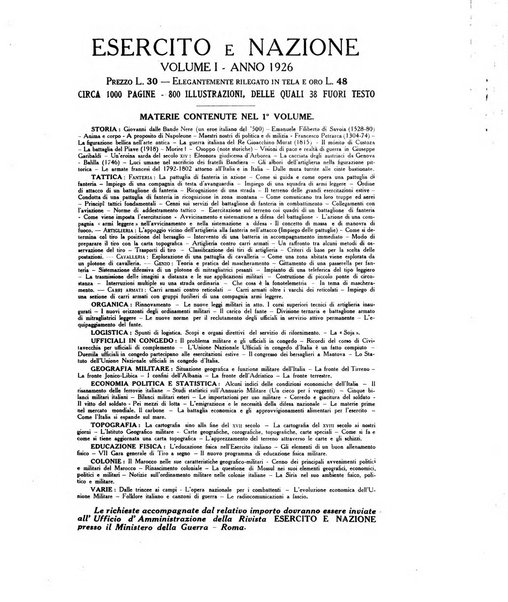 Esercito e nazione rivista per l'ufficiale italiano