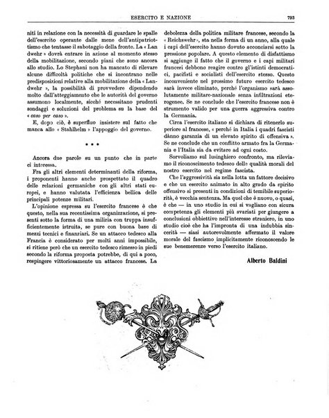 Esercito e nazione rivista per l'ufficiale italiano