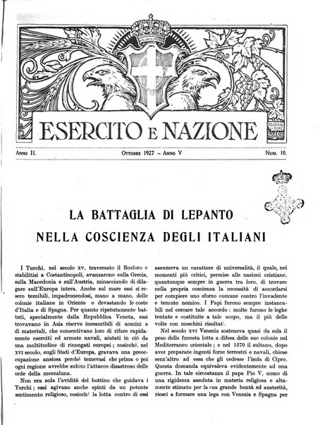 Esercito e nazione rivista per l'ufficiale italiano