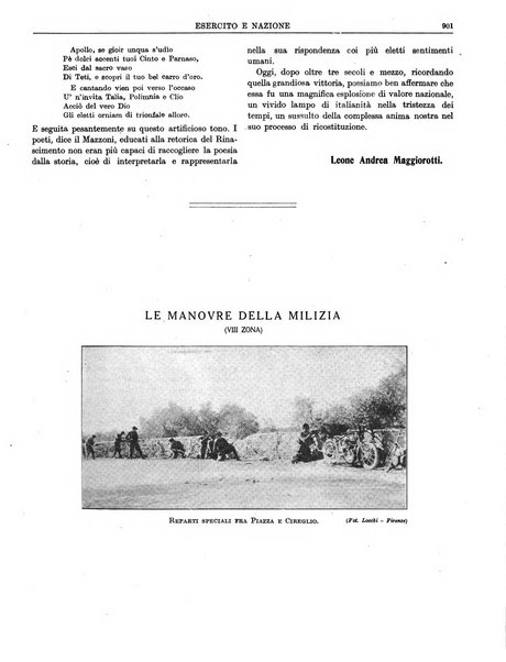 Esercito e nazione rivista per l'ufficiale italiano