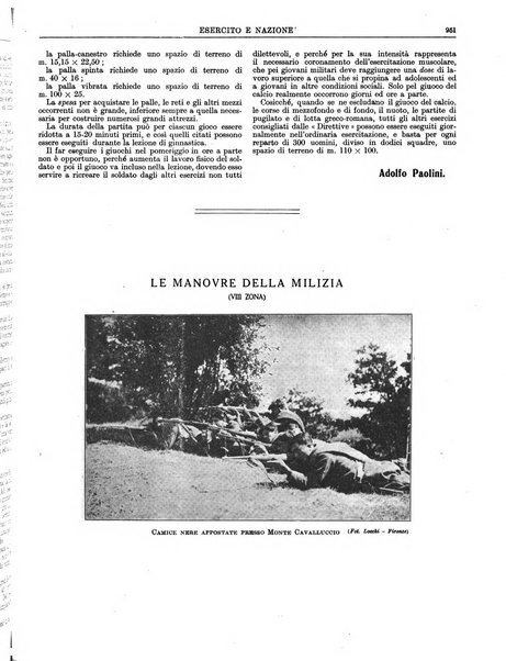 Esercito e nazione rivista per l'ufficiale italiano