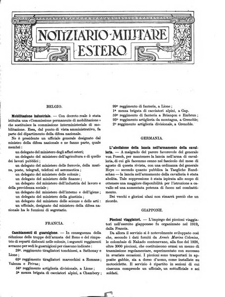 Esercito e nazione rivista per l'ufficiale italiano