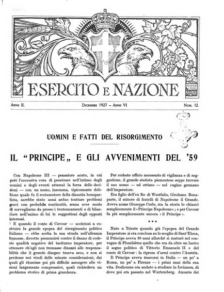 Esercito e nazione rivista per l'ufficiale italiano