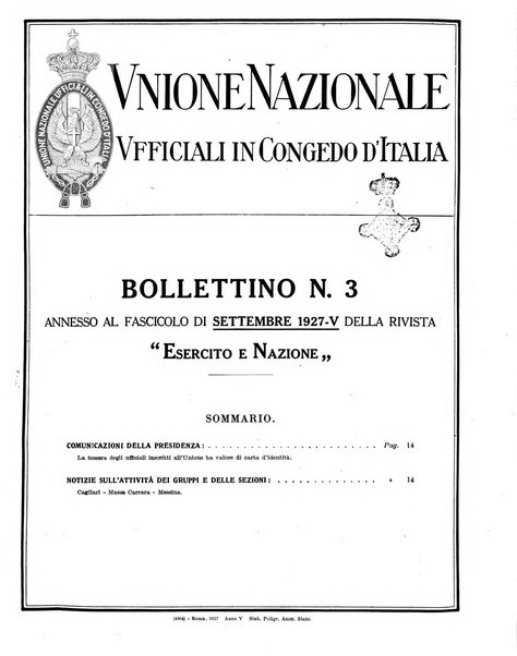 Esercito e nazione rivista per l'ufficiale italiano