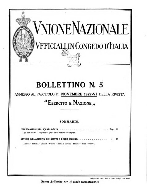 Esercito e nazione rivista per l'ufficiale italiano