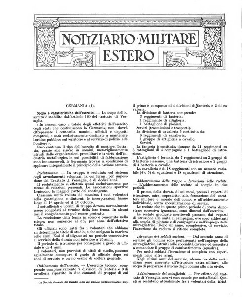 Esercito e nazione rivista per l'ufficiale italiano