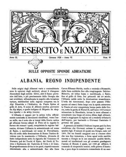 Esercito e nazione rivista per l'ufficiale italiano