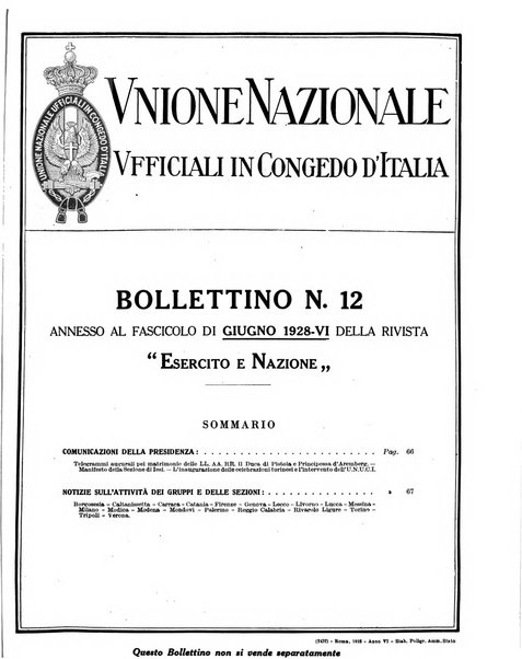 Esercito e nazione rivista per l'ufficiale italiano