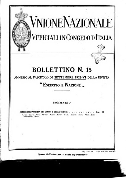 Esercito e nazione rivista per l'ufficiale italiano