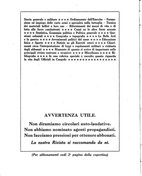 Esercito e nazione rivista per l'ufficiale italiano