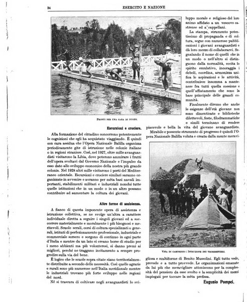 Esercito e nazione rivista per l'ufficiale italiano