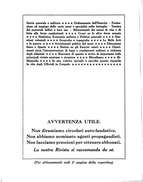 Esercito e nazione rivista per l'ufficiale italiano