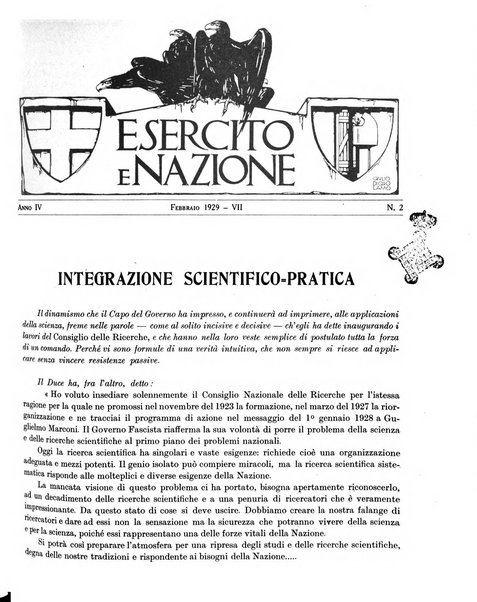 Esercito e nazione rivista per l'ufficiale italiano