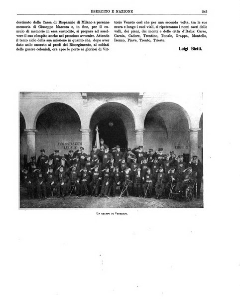 Esercito e nazione rivista per l'ufficiale italiano