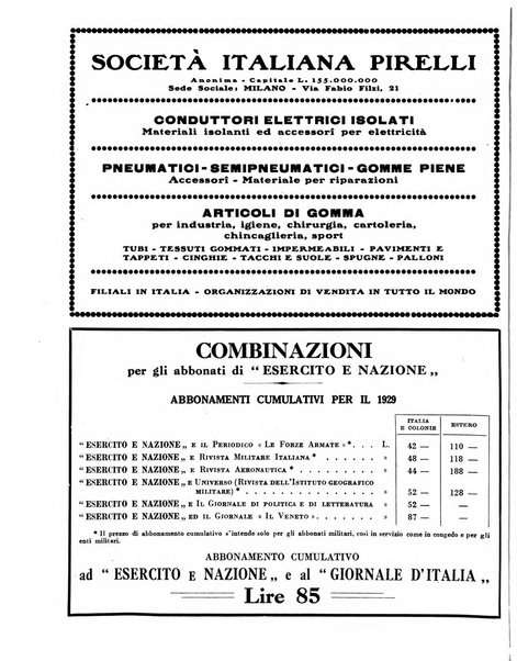 Esercito e nazione rivista per l'ufficiale italiano