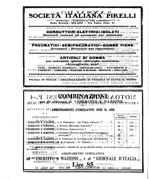 Esercito e nazione rivista per l'ufficiale italiano