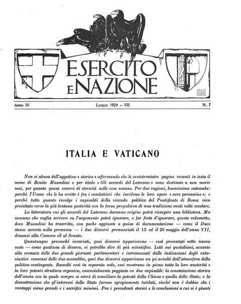 Esercito e nazione rivista per l'ufficiale italiano